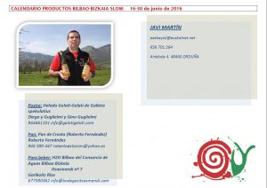 CALENDARIO SLOW 16-30 JUNIO 2016